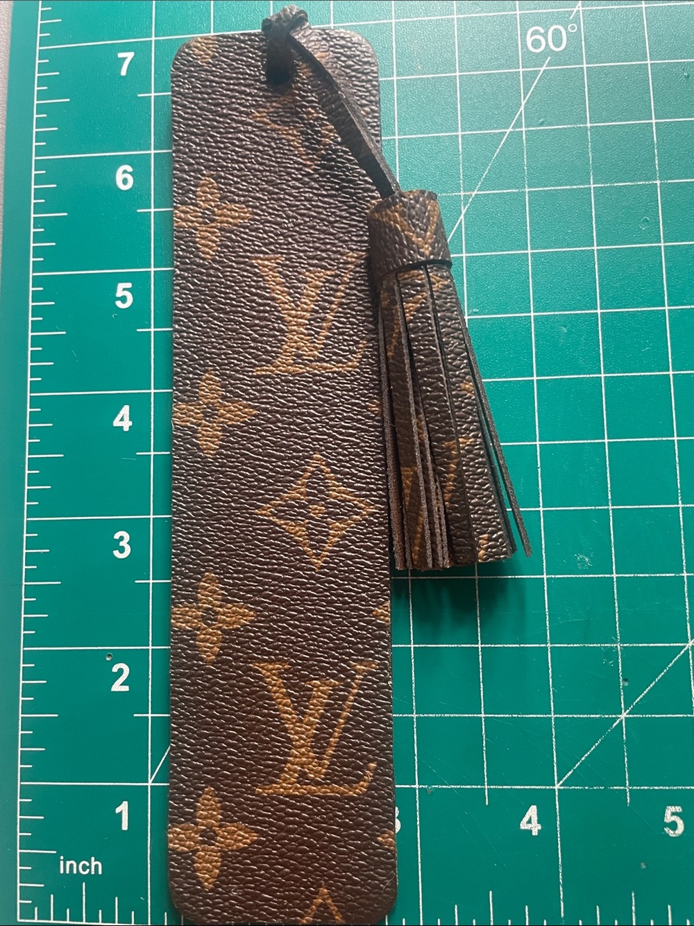 Designer inspired Monogram Bookmark
